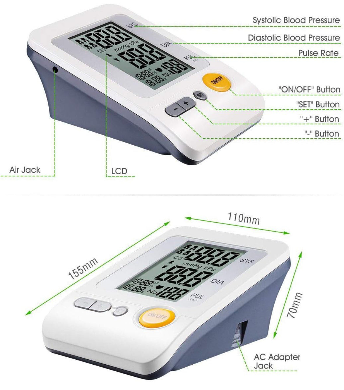 Digital Sphygmomanometer bp 103H